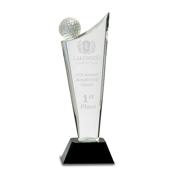 Tapered Pedestal Golf Award