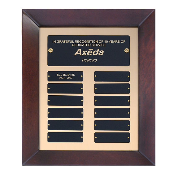 Cherry Perpetual  Frame Plaque - 12 Plates