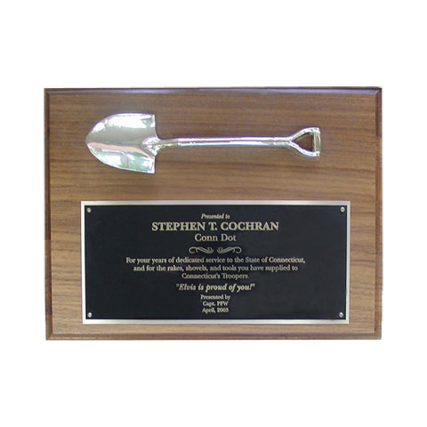 Groundbreaking Shovel Plaque